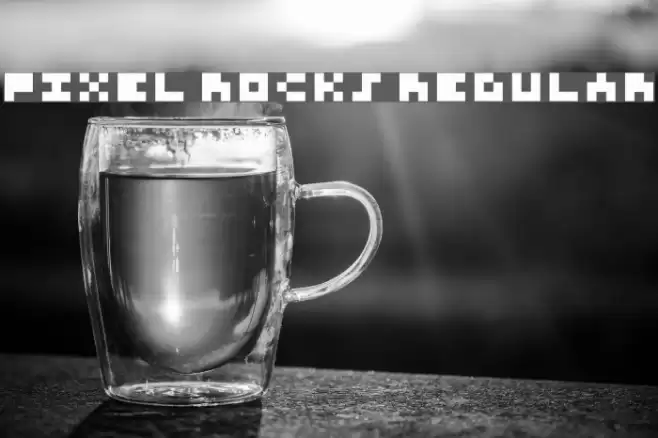 Pixel rocks Regular Font examples