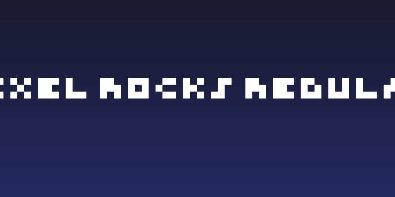 Pixel rocks Regular Social Header