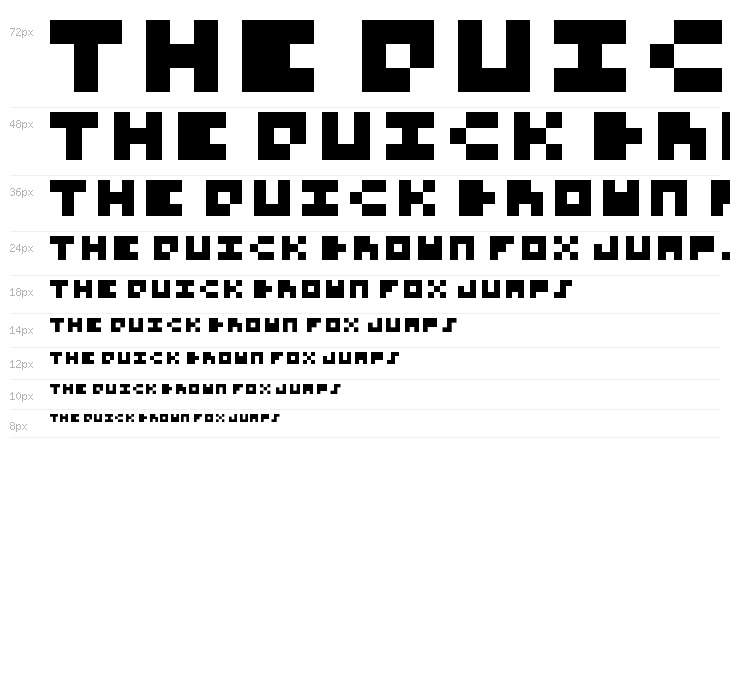 Pixel rocks Regular Waterfall