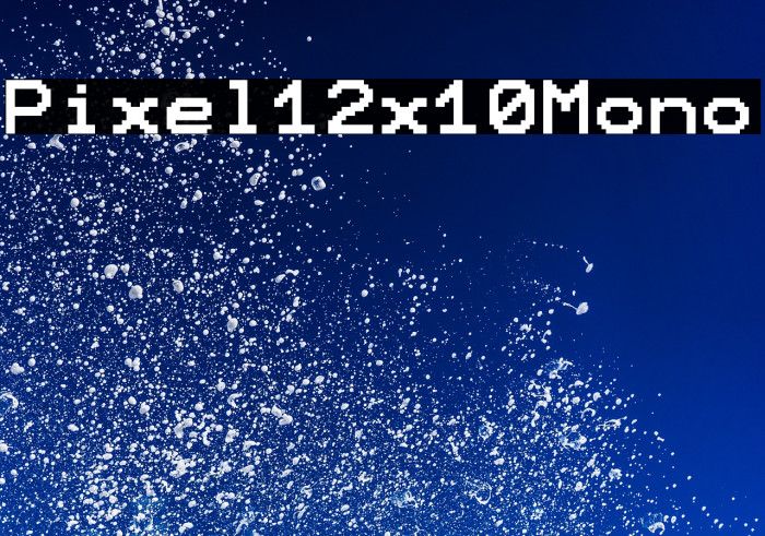 Pixel12x10Mono Example 1