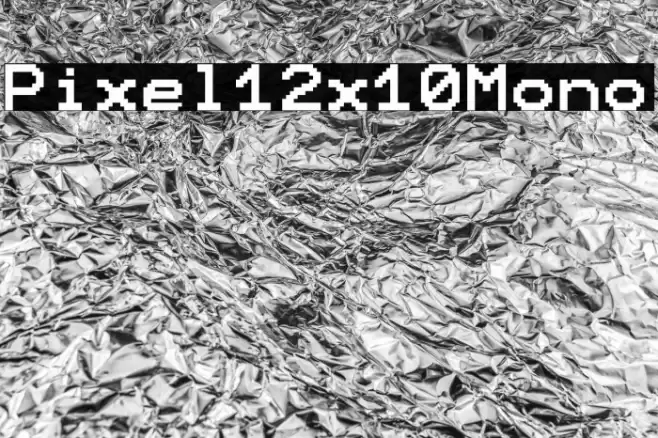 Pixel12x10Mono Font examples