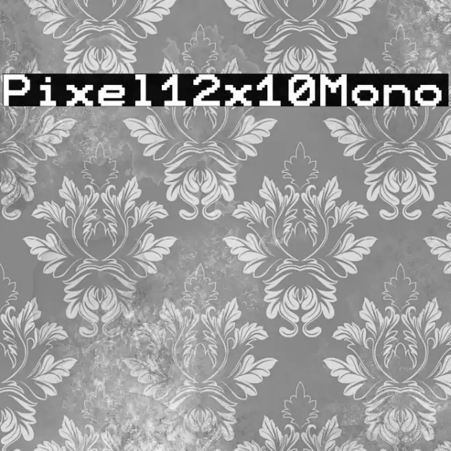 Pixel12x10Mono Font examples
