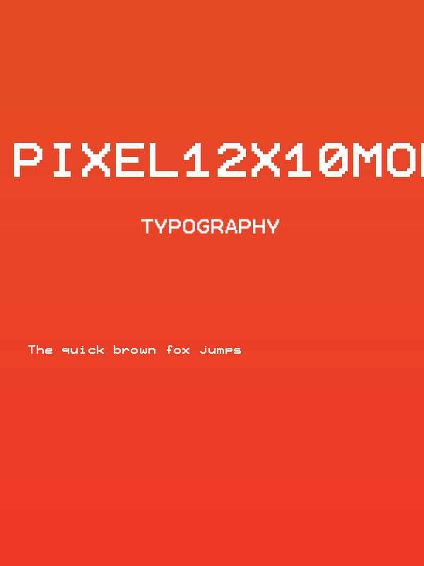 Pixel12x10Mono Poster