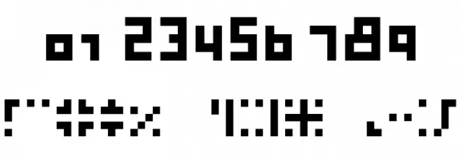 PixelBoy Font Alte caractere