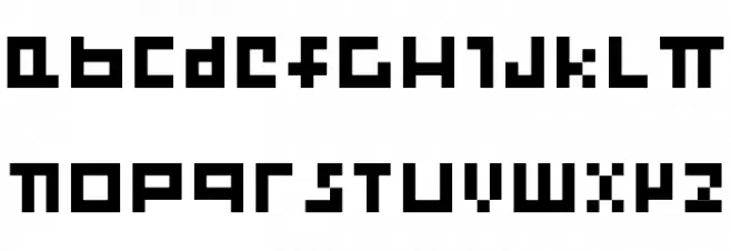 PixelBoy Font Litere mici