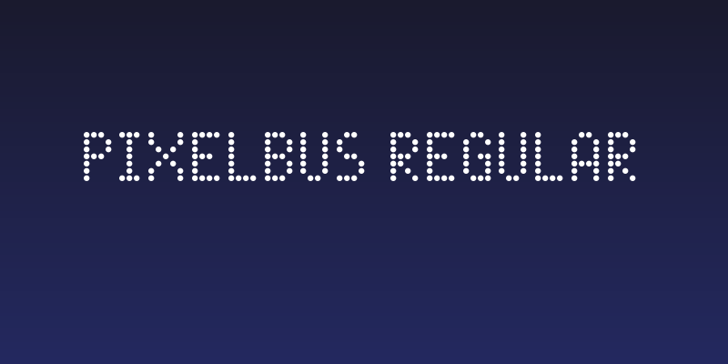 PixelBus Regular Social Header