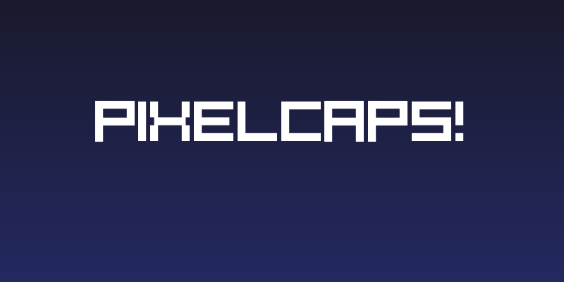 PixelCaps! Social Header