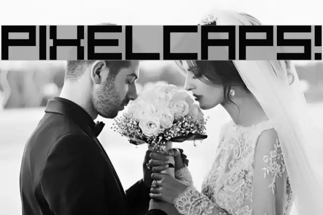 PixelCaps! Font examples