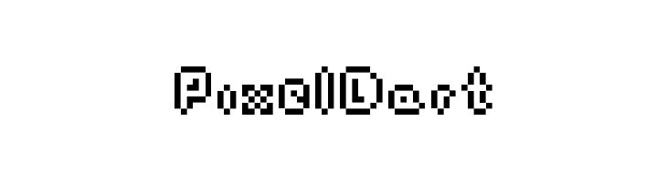 PixelDart Schriftart