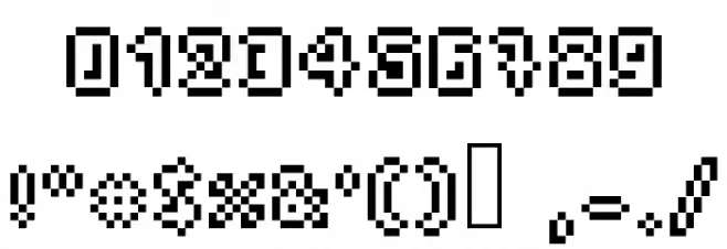 PixelDart Schriftart Anderer Schreiben