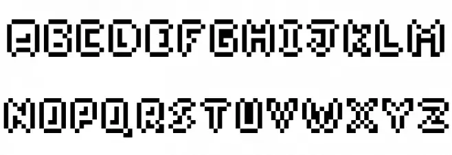 PixelDart Fonte MAIÚSCULAS