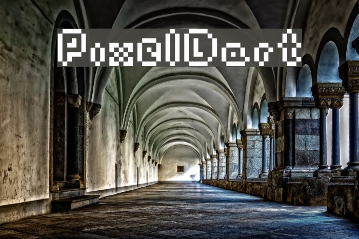 PixelDart Font examples