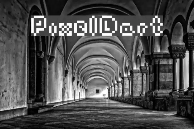 PixelDart Schriftart examples