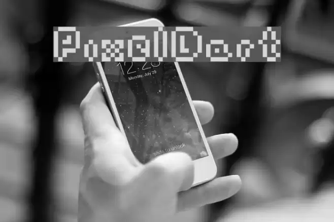 PixelDart Schriftart examples
