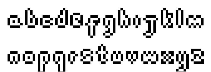 PixelDart Font LOWERCASE