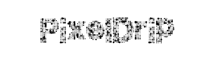 PixelDrip  font caratteri gratis