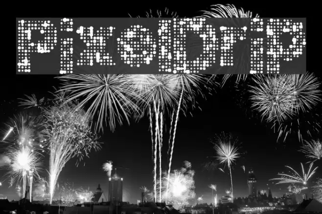 PixelDrip Font examples