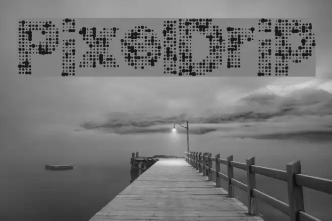 PixelDrip Font examples
