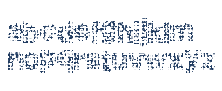 PixelDrip Lowercase