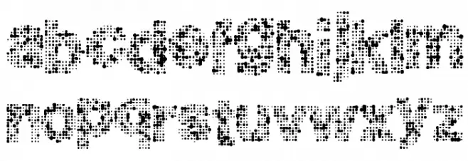 PixelDrip Caratteri MINUSCOLO