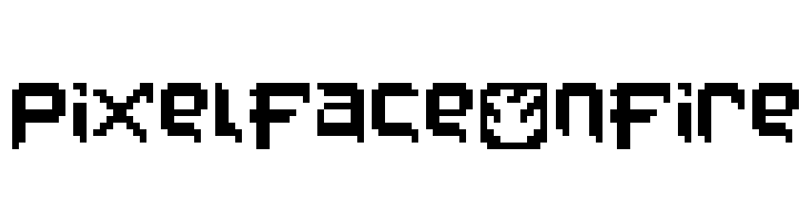 PixelFaceOnFire  لخطوط تنزيل