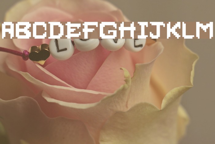 PixelFaceOnFire Font examples