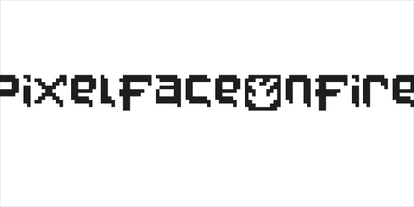 PixelFaceOnFire Logo