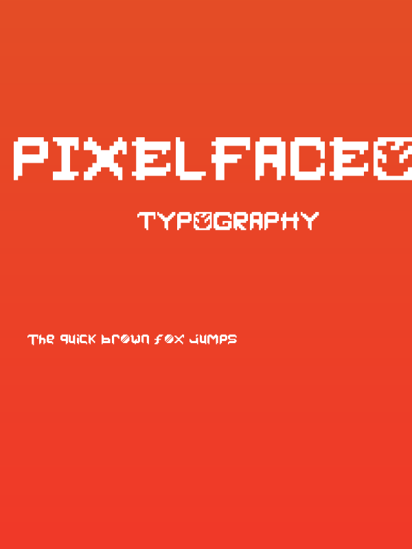 PixelFaceOnFire Poster