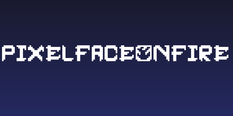 PixelFaceOnFire Social Header