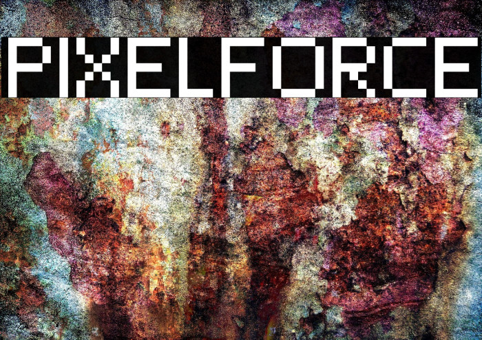 PixelForce Font examples