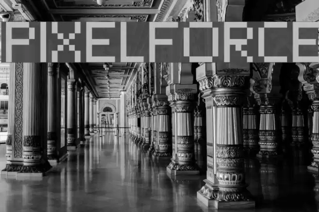 PixelForce Font examples