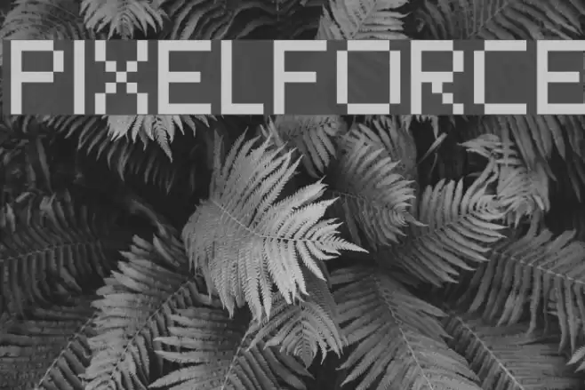 PixelForce Font examples