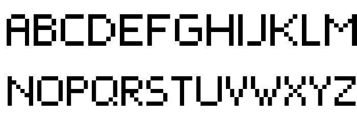 PixelForce Font LOWERCASE