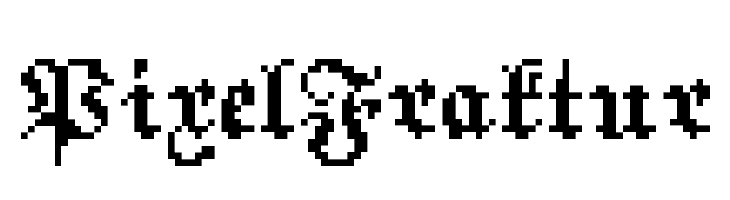 PixelFraktur  नि: शुल्क फ़ॉन्ट्स डाउनलोड