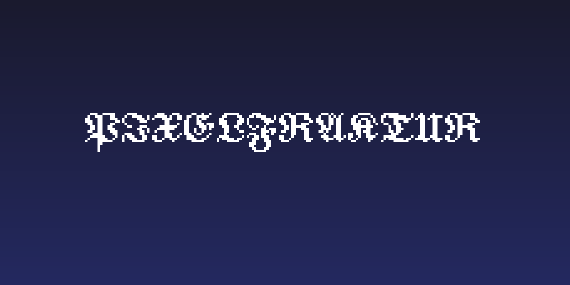 PixelFraktur Social Header