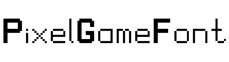 PixelGameFont  免费字体下载