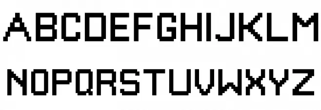 PixelGameFont Шрифта ВЕРХНИЙ