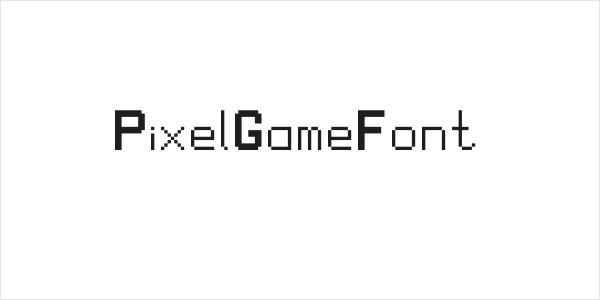 PixelGameFont Logo