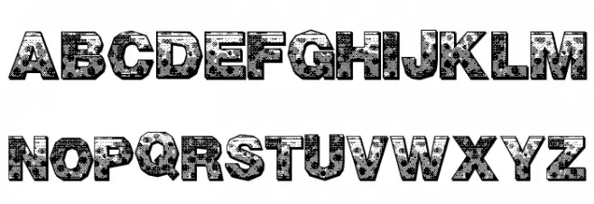 PixelHour Font Litere mari
