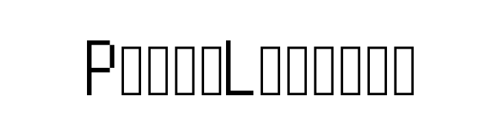 PixelLetters  font caratteri gratis