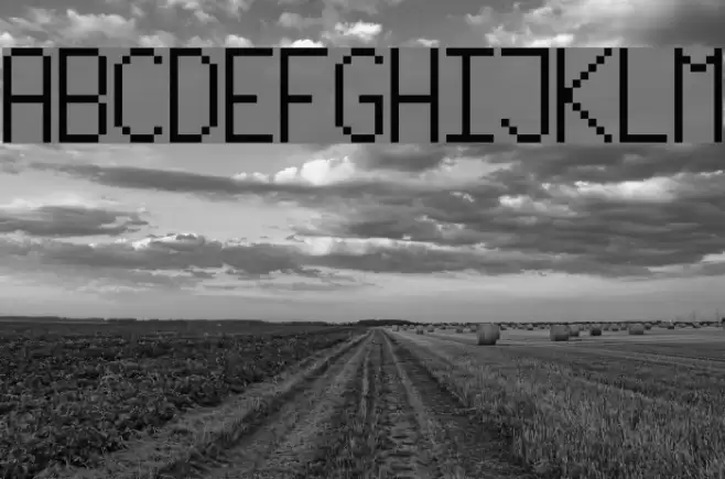 PixelLetters フォント examples