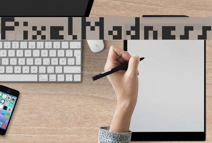 PixelMadness Font examples