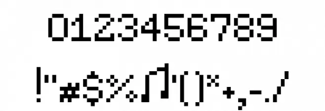 PixelMaster Font OTHER CHARS