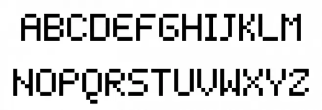 PixelMaster Polices MAJUSCULES