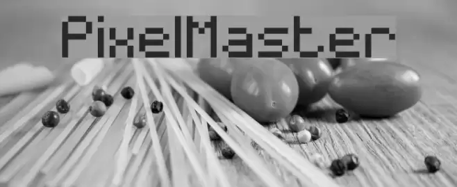 PixelMaster Font examples