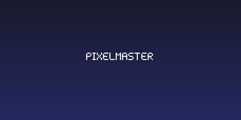PixelMaster Social Header