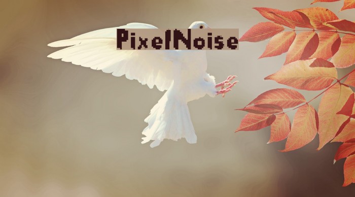 PixelNoise Font examples