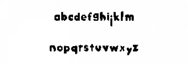 PixelNoise Caratteri MINUSCOLO