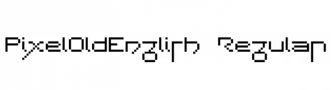 PixelOldEnglish Regular  Free Fonts Download