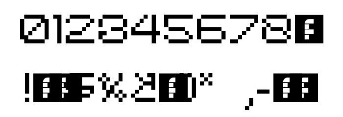 PixelOldEnglish Regular Font OTHER CHARS